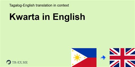 tapal ug kwarta in english